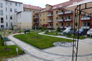 Parkgestaltung im Hof